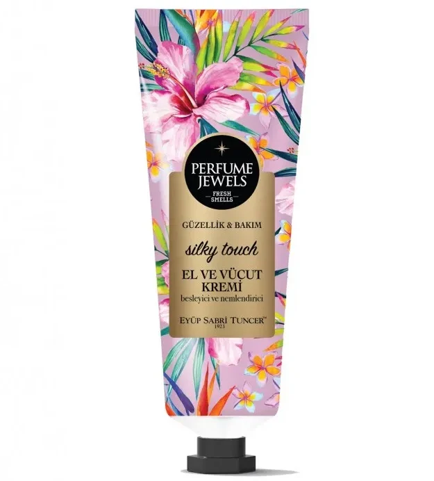 EYUP SABRI TUNCER - PERFUME JEWELS Silky Touch Κρέμα Χεριών και Σώματος Σωληνάριο 50 ml